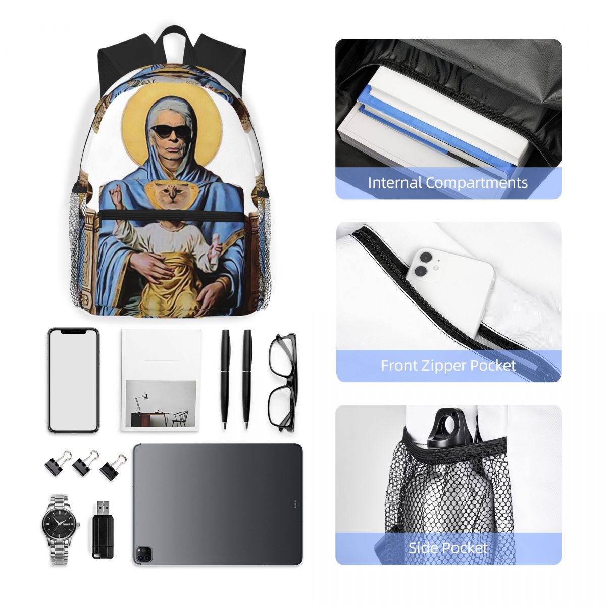 Karl Who Fashion Print Spectac - Women'S Karl Bags ulasan dan harga