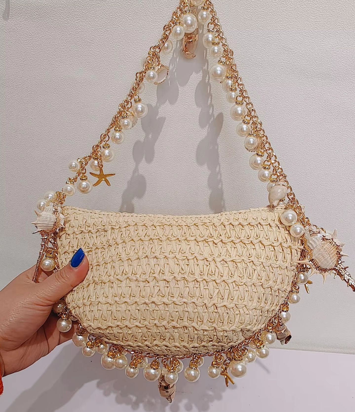 Tas Anyaman Jerami Kerang Muti - Women'S Bags Holiday ulasan dan harga