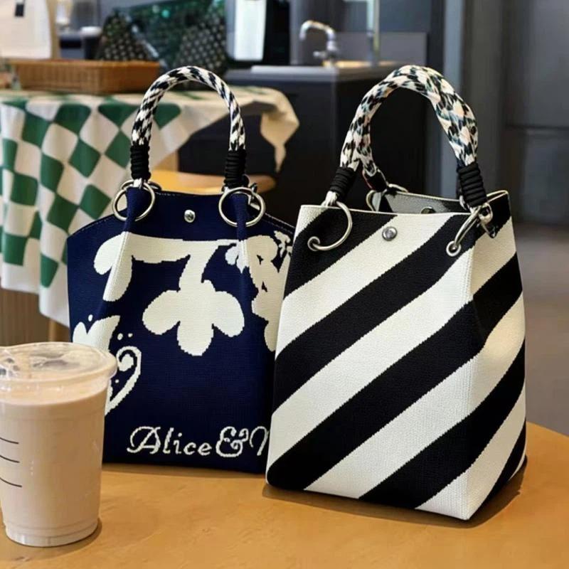 Tas Tote Rajut Wanita Motif St - Women Bags For Work ulasan dan harga